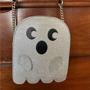 Mad Engine Halloween Silver Ghost Crossbody Bag NWOT